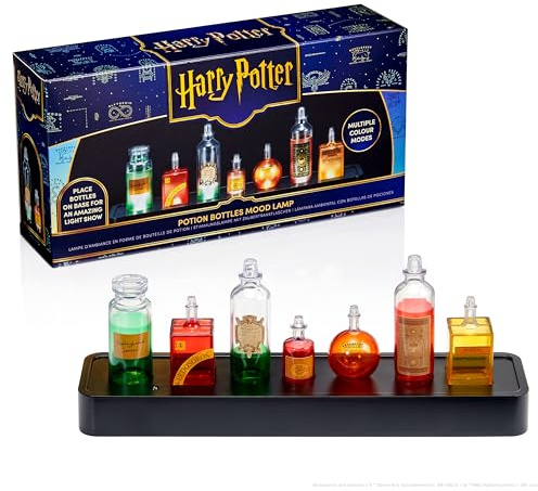 Professor Snape's Potion Bottles Mood Lamp | Bedroom Accessory Night-Light | Official Wizarding World Harry Potter Gifts, Toys and Collectables