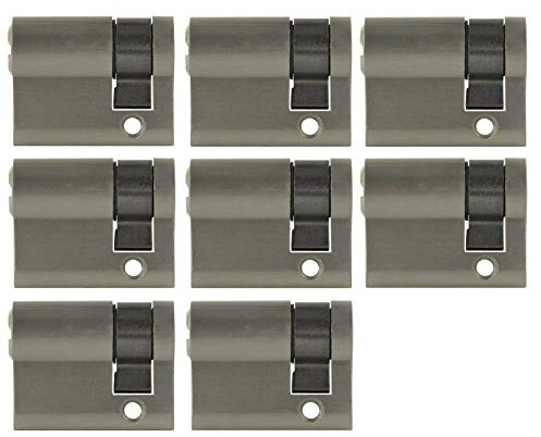 8x Halbzylinder 40 mm 30/10 gleichschließend inkl. 40 Schlüssel