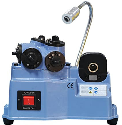 Fresadora de precisión universal multifuncional de precisión de EE. UU. Afiladora de fresadora para fresadora de 4 mm a 20 mm para 2 flautas, 3 flautas, 4 flautas (X20)