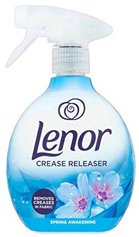 Star Wäschehilfen Lenor Faltenlöser Spray entfernt Falten im Stoff, Duft Frühlingserwachen, 500 ml