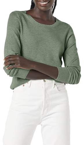 Amazon Essentials Femme Pull Col Rond Léger À Manches Longues (Grandes Tailles Disponibles)