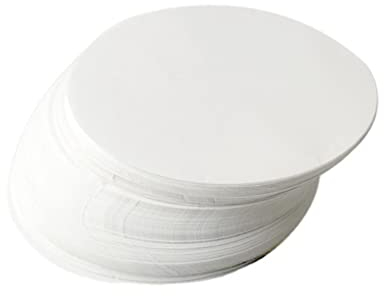 Stareal 500 Stück Runde Pergamentpapier-Backblätter, Antihaftbeschichtetes Backpapier, Geeignet Zum Backen, Grillen, Heißluftfritteuse, Dämpfen, Brot, Cup, Kuchen, Plätzchen, Pizza, Braten (30cm)