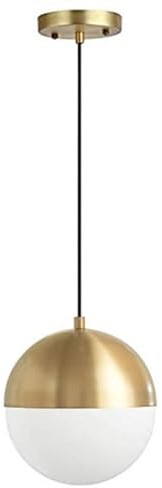 SMJY Candelabro pequeño de latón galvanizado, luces colgantes de bola redonda, originalidad, restaurante, tienda, mesita de noche, porche, Bar, mostrador, lámpara de techo