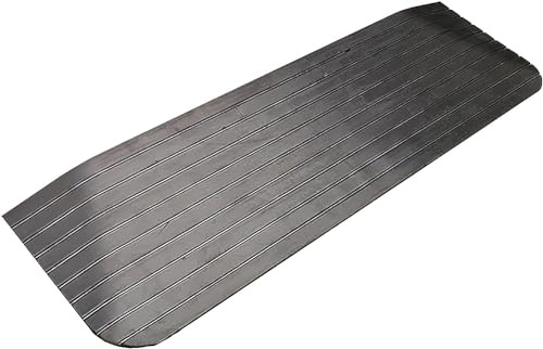 JJoias Hochleistungs-Gummi-Schwelle Rampe, Rutsch-Handicap-Zugang, Steigende Rollstuhlübergangsrampe, Schwellenrampe, Ladestrampe, Geeignet Als Rollstuhlrampe Oder Türsteuerrampe,2.5cm