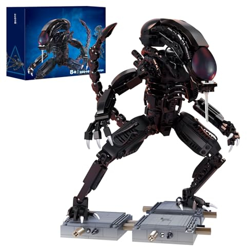 Xenomorph Klemmbausteine kompatibel mit Lego Technik für Erwachsene,Action Figur Spielzeug,kreatives Set zum Bauen, Mädchen and Jungen 616 pcs