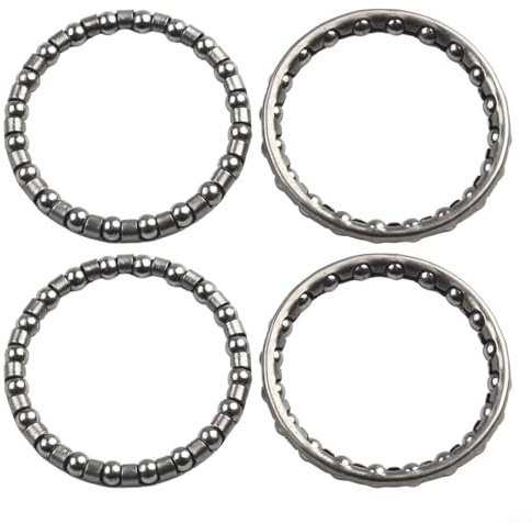 QOXEZY Set di 4 cuscinetti per cuffie da bicicletta, cuscinetti a gabbia da 40 mm, set di cuscinetti a sfera per ciclismo da corsa, movimento centrale di precisione, per mountain bike, bici da strada