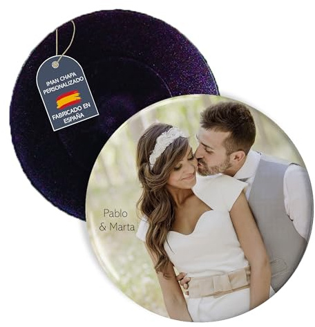 Imanes Personalizados Nevera Pack 100. Imanes Personalizados Comunion. Foto Iman Nevera. Detalles Comunion para Invitados. Detalles Bautizo para Invitados. Imán Personalizado con Foto 100 Unidades