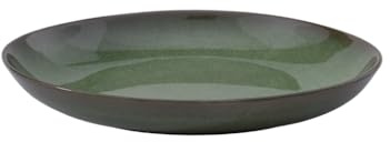 Villeroy & Boch - Lave vert fuente plana verde, apta para lavavajillas y microondas, bol rústico para pasta, cuencos y entrantes, vajilla de aspecto artesanal, bol con esmalte reactivo, loza