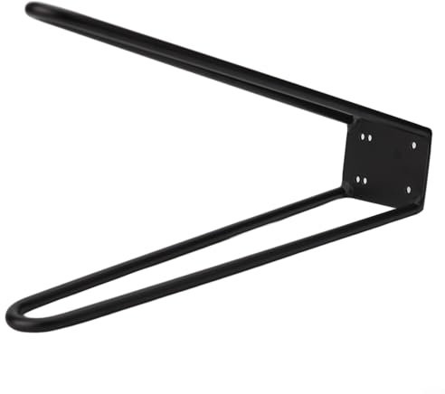 Pieds de meubles pliables multi-usages en métal compatibles avec les skateboards - Pieds de protection en caoutchouc pour maintenir l'intégrité du sol (1 pièce de 104,1 cm)