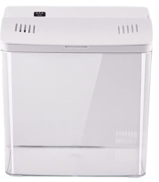 Yulokdwi Aquarium De Bureau - Aquarium Nano avec Filtration Intégrée,Décoration D'intérieur pour Bureau Salon Table | Maison Salon Animaux Domestiques