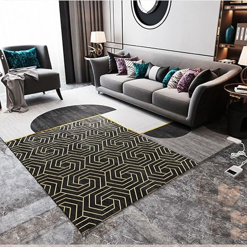 Tappetini riscaldanti a infrarossi per riscaldamento a pavimento, tappeti riscaldanti elettrici, tappeti riscaldanti per aree riscaldate, termosifoni elettrici per la casa(G,160x240cm)