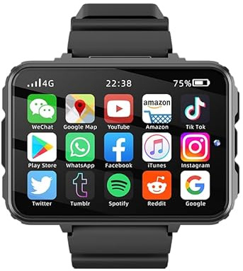 A009 4G Internet GPS-Navigationsgerät Sportuhr 4GB + 64GB Android 10.7 2.4 Großbildschirm 500W + 500W Dual-Kamera Google Play SIM-Karte Sportuhr für Männer