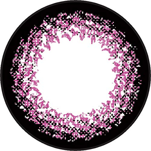 Matlens - GEO Medical EXTRA Farbige Kontaktlinsen ohne Stärke rosa pink GEO Grassy circle lens Big Eyes WT-A67 2 Linsen 1 Kontaktlinsenbehälter 1 Pflegemittel 50ml