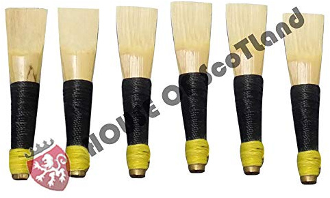 Great Highland Bagpipe Cane Reed/Scottish Pipe Chanter Reeds Ready to Play 6 Pcs