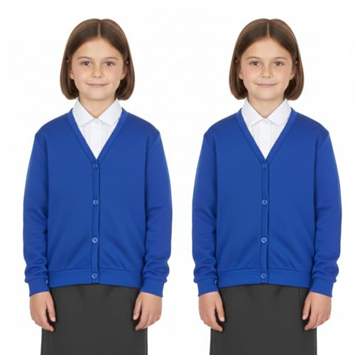 A2Z 4 Kids Girls Club Scouts - UF Cardigan Royal 2 Pack 5-6