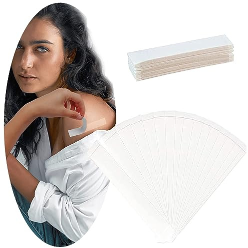 SJBAUTYO Lot de 100 Bandes Adhésives pour la Mode et le Corps,Qualité Médicale,Ruban Double Face pour Push-Up Corporels, Poitrine et Soutien-Gorge,Idéal pour des Tenues Perfectives et Discrètes