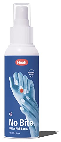 HEALR Bitteres Nagellack Spray - 100ml - Sehr bitter, klar - Bitteres Mittel gegen Nägelkauen für Kinder & Erwachsene, Schnelle und effektive Methode gegen das Nägelkauen, Anti Fingernägel kauen