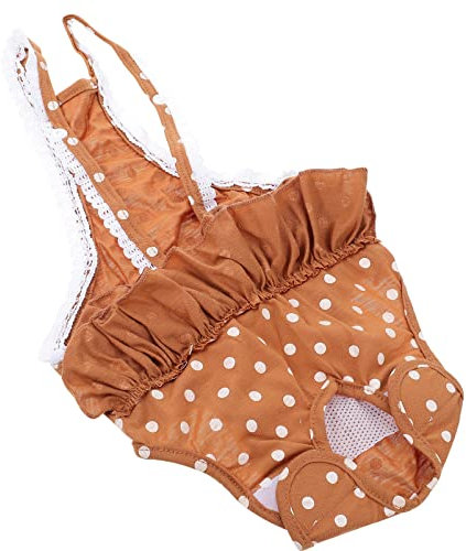 HAPINARY Menstruationshose Für Hunde Aus Baumwollmaterial Wiederverwendbare Hygienehose Für Welpen Schützt Ihren Boden Vor Verunreinigungen