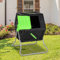 ShCuShan Compostador Giratorio Polipropileno Compostador Jardin Recipiente para Los Residuos OrgáNicos 60x58x74 cm 105 L