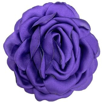 Peony Flower Brooches Pins Delicate Chiffon Rose Flower Brooch Classic for Party Dance Banquet for Women Ladies Lapel Pins Dress Suit Ceremony Clothes Accessories Jewelry Gifts 95mm