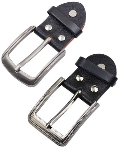 QLEUIFT 2 pcs Dornschliesse Schnalle 40mm Metall Poliert Gürtelschnallen für Herren Klassische Gürtelschnalle Buckle Gürtel Robust und Langlebig Zum Befestigen von Gürteln, Businesshosen