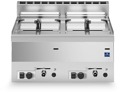 Friteuse Professionnelle Gaz 8 + 8 Litres - Virtus