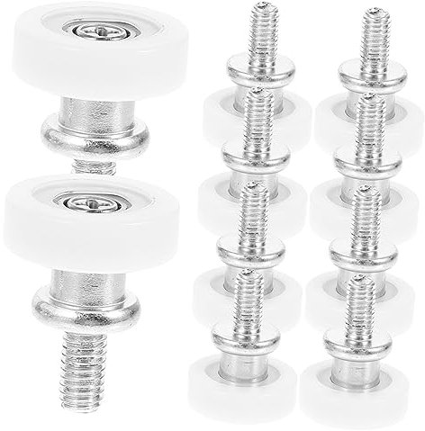 Happyyami 10pcs Bearing Pulley Fridge Drawer Wheels Non-Rusting Sliding Door Roller for Appliance Repair