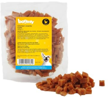 Boomy - Hundesnacks - Belohnungssnacks - Hähnchenwürfel - 2 x 250g
