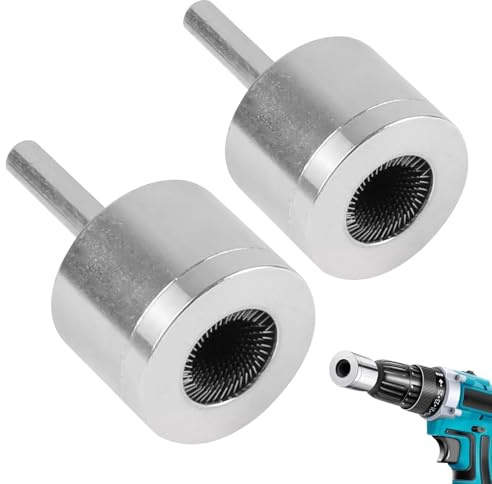 2 Pack Copper Pipe Cleaner, 15 mm and 22 mm Drill Tube Cleaning Brush, Carbon Steel Pipe Cleaner for Electric Drill, Plumbing Brush