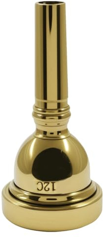 BokWin 12C Glod Trombone Mouthpiece - Professional Grade Instrument for Tenor Trombone with Enhanced Sound Quality, Ideal for Musicians