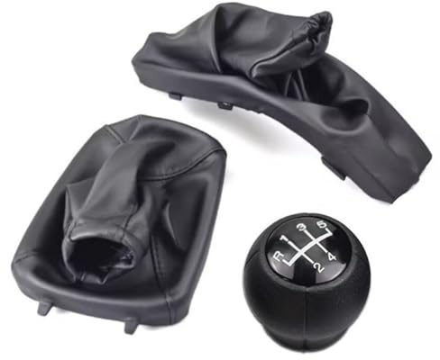 Homeponnew Für Opel Astra II G Zafira A 1998-2010 Schaltknauf, Handbremse und Schaltsack Kit in Schwarz