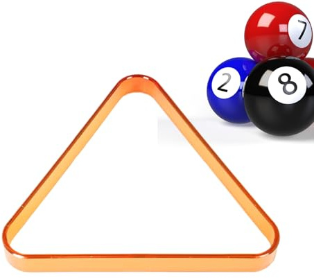 Pool Table Rack Standard American Sport Accessories | Billiard Ball Triangle Table Rack for Hall Game Room Home Club Bar Training Match Daily Teaching Hobbyist Player