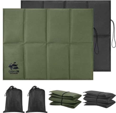 Huiguli 2 Pcs Coussins de Siège Pliables avec Sac de Rangement