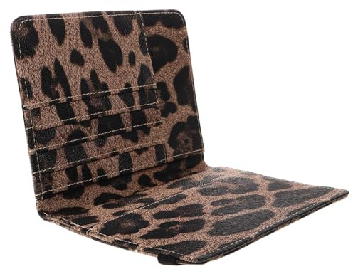 COOLHIYA Porta Passaporto Leggero e Facile da Trasportare in Pu con Leopardata Protezione Multi-slot per per Viaggi