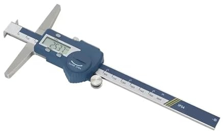 Calibro di profondità digitale in acciaio inossidabile da 0,01 mm, 6''8''12'', con doppio gancio, strumenti di misurazione del calibro(0-300mm wireless)