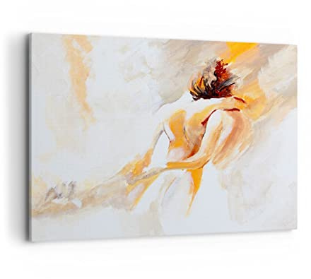 Quadro su Tela 100x70cm Stampe da Parete Carattere l'amicizia l'amore il matrimonio Grandi Decorazione Murale Camera da Letto 1 pezzo Quadri Moderni Soggiorno Immagini Wall Art Canvas AA100x70-3168