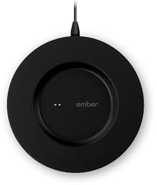 Ember Charging Coaster 2 - Wireless Charging for Use with Ember Temperature Control Smart Mugs - Extra Charger for App and Temperature Controlled Mugs, Black