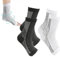 COJJ 2 Pares/4 Pares Calcetines de Compresión Ortopédicos Para Hombre Y Mujer Calcetines Orthoback Calcetines Medias de Compresión, 2 Pares-Negro+Blanco, 40-46