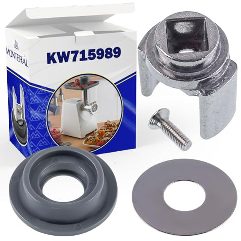 MONTERAL Jeu de Douilles Accouplement et de Rondelles pour Robot Cuisine avec Le Code Original KW715989 pour Kenwood