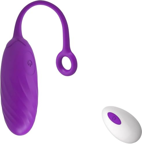 Remote Control Vibrator Mini Love Eggs 12 Modes Sex Toys Men & Women Clit/Oral Stimu-lator G Spot Bullet Vibrator for Pleasure Wearable Adult Couples Massager (Purple)