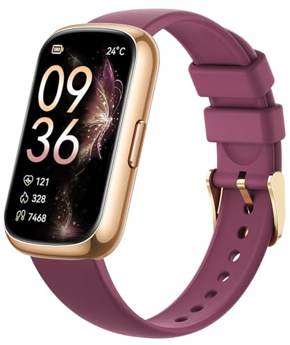 Sanorum Health Fitness Tracker for Women Men: Fitness Smart Watch for Woman with 24H Heart Rate Monitor Blood Oxygen Sleep Tracker Calorie Step 5ATM Waterproof Activity Trackers for iPhone Android