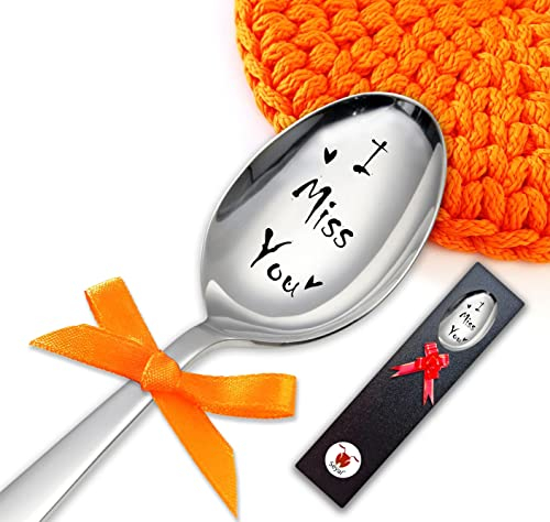 Löffel Geschenk (I Miss You-Gravur Löffel Liebe Geschenke Liebe Geschenke für Freundin Liebe Geschenke für Ehemann Liebe Geschenke für Frau)