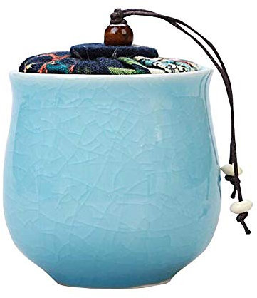 Jingyun Céramique Japonaise Boîte De Thé Traditionnelle Caddy À Thé Maison Ornement B07