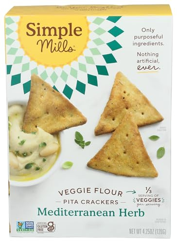 Simple Mills Cracker Pita Mdtrrn Herb, 4.25 oz