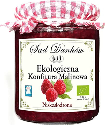 Mermelada de frambuesa baja en azúcar BIO 270 g - SAD DANKÓW