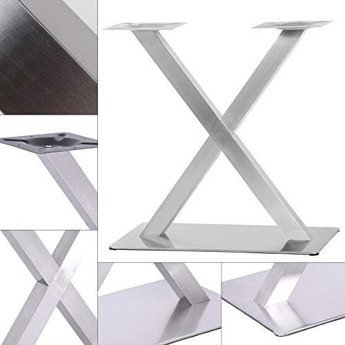 Kaibrite Tischgestell, 70cm X Edelstahl Untergestell Möbelkufen Metall Tischbeine Hairpin Legs Tischuntergestell Tischkufe Kufengestell