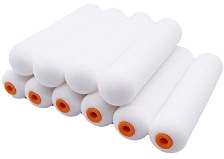 Cfty Farbroller 6-Zoll-Mini-Foam-Farbwalze Hohe Dichte-Schaumstoff-Farbrolle 10pcs