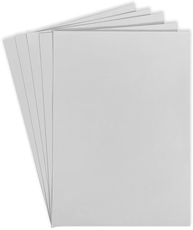 Habercrafts HC_BLOTTING_A4_300GSM_5 - Fogli di carta assorbente formato A4, per penne a inchiostro e olio, 300 g/m², super assorbente, per lavori di bricolage, rimozione dell'eccesso (bianco, 5 fogli)