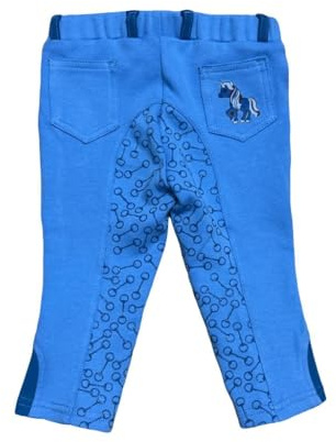 Equipride Pantalon d'équitation Jodhpur pour enfant en 3 couleurs incroyables de 0 à 2 mois à 4 ans, bleu bébé, 3-6 mois