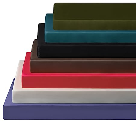 AERTMS Custom Outdoor Garden Bench Cushion, Personalized Waterproof Bench Cushion for Garden Furniture, Patio Seat Pad Cushion 2 or 3 Seater, Any Size(3cm)